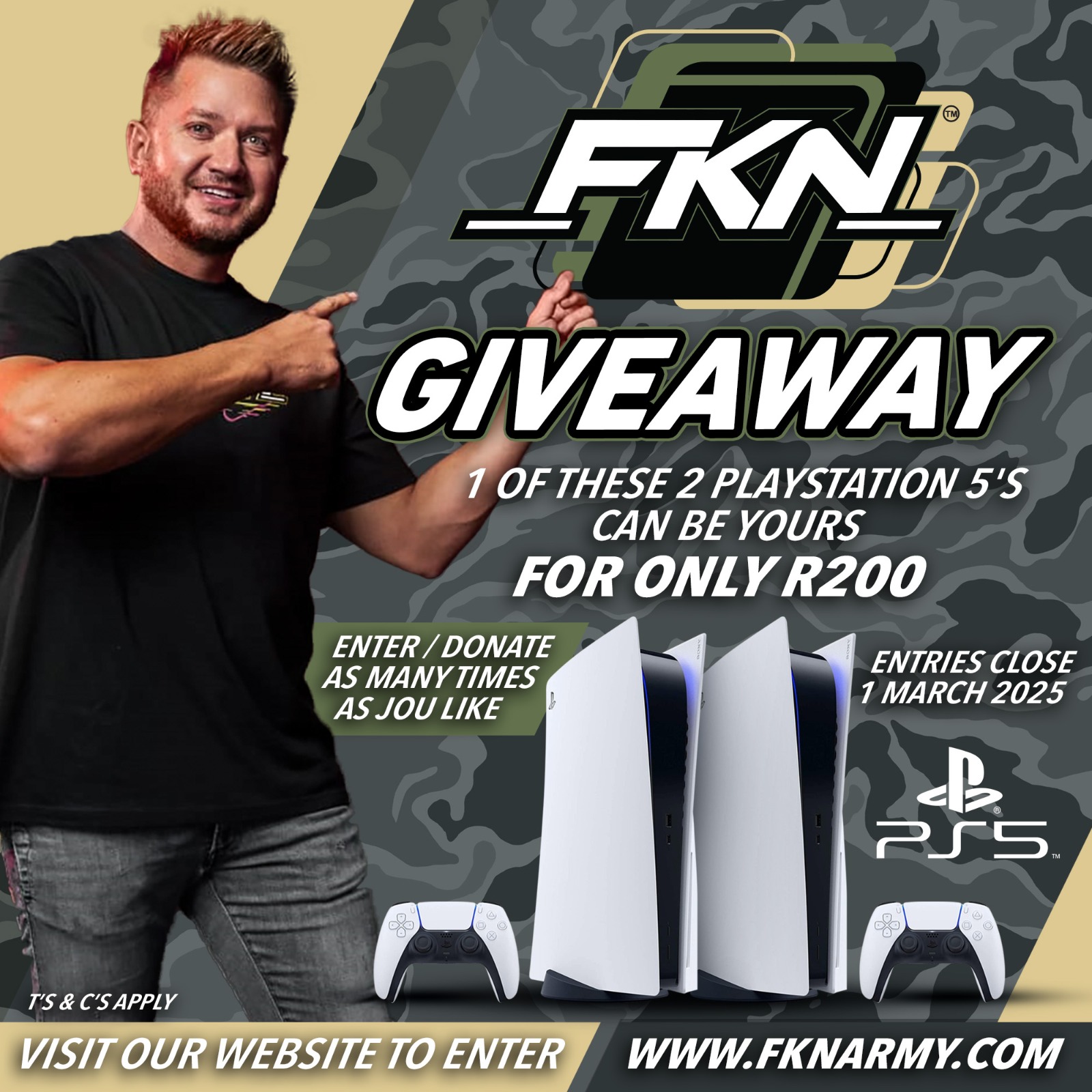 FKN PS5 Giveaway 2025